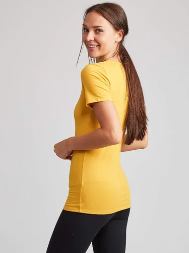 Vista 6 de Kalon Paquete de 4 camisetas con cuello redondo para mujer