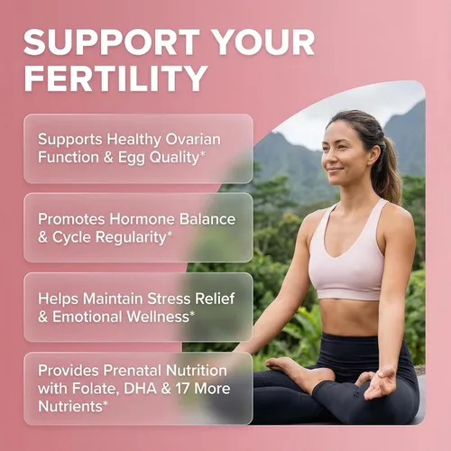 Vista 2 de Clean Nutraceuticals Myo-Inositol & D-Chiro Inositol 2050mg Suplemento de Fertilidad Proporción 40:1 - Vitaminas Prenatales para Mujeres