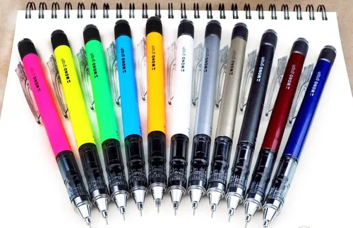 Vista 4 de Tombow Portaminas Mono Graph, Mono Stripe Original, 0.020 in (SH-MG)