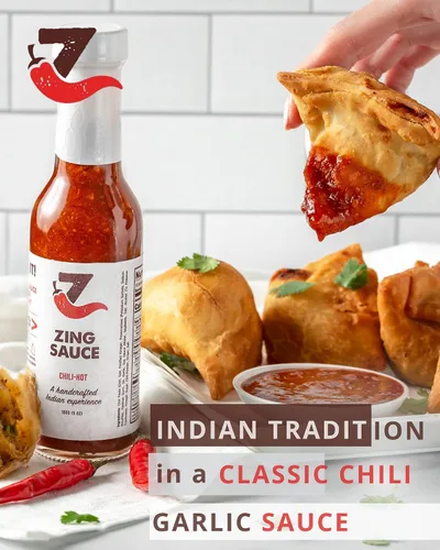 Vista 7 de Zing Sambal Oelek Salsa picante de ají y ajo, salsa picante de jengibre y ajo, 5 onzas Todo natural, vegano Lote pequeño hecho a mano Para