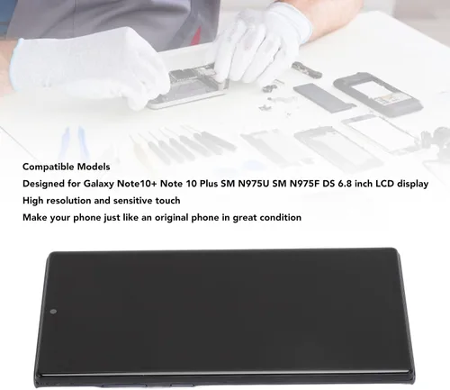 Vista 2 de Reemplazo de pantalla LCD para Note10+ Note 10 Plus N975U N975F DS, pantalla LCD de 6.8 pulgadas, kits de reparación de pantalla, ensamblaje
