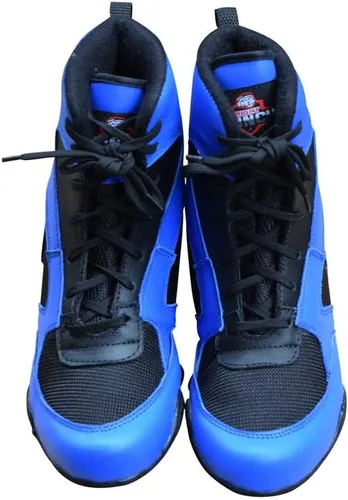 Vista 2 de Rightpunch - Zapatos de boxeo transpirables para hombres, mujeres y jóvenes Zapatos de boxeo antideslizantes y ligeros con suela de goma