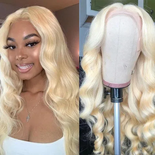 Vista 8 de QD-Tizer - Peluca larga de encaje rizado con ondas de moda para mujer