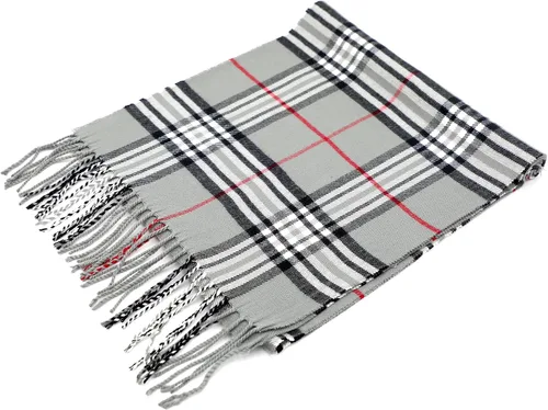 Vista 49 de Bufanda de invierno Achillea suave y cálida, de tartán, a cuadros, de cachemira, unisex