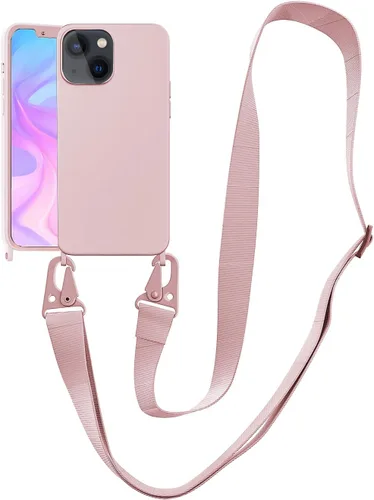 Vista 42 de Funda compatible con iPhone 8 Plus, iPhone 7 Plus/6 Plus/6S Plus con cordón, funda cruzada para iPhone con correa ajustable de silicona para iPhone