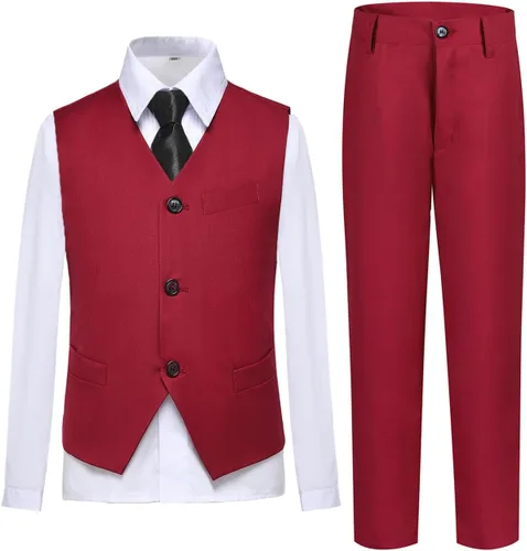 Vista 69 de Conjunto de chaleco para niños, trajes formales, trajes de boda, ropa de vestir