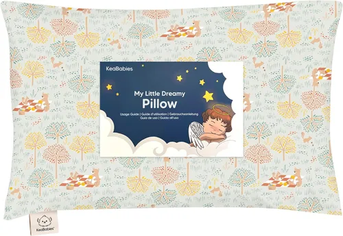 Vista 28 de Almohada para niños pequeños con funda - 13 x 18 pulgadas My Little Dreamy Almohada para niños pequeños de KeaBabies para viajar y dormir, funda