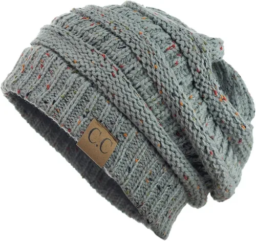 Vista 61 de C.C Trendy Warm Chunky Soft Stretch Cable Knit Beanie