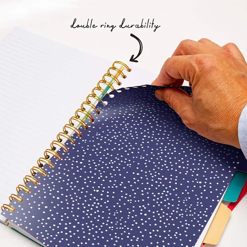 Vista 6 de Pukka Pad - Cuaderno de 5 asignaturas, 3 unidades, 7 x 10 pulgadas. 100 Premium 2.82 oz/m² (80 GSM)