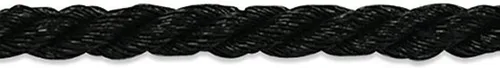 Vista 20 de Expo International Wanda - Borde de cable trenzado, 20 yardas/3/16, gris Arándano