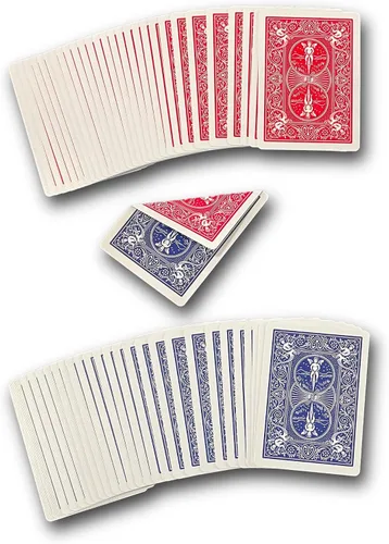 Vista 19 de Bicycle Rider Back Gaff - Barajas de cartas (26 rojo/rojo 26 azul/azul)