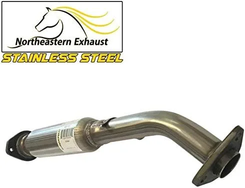 Vista 2 de Northeastern Exhaust Resonador de acero inoxidable, tubo intermedio, kit de sistema de silenciador compatible con Infiniti QX4 2002-2003 y Nissan