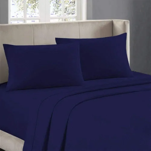 Vista 19 de 1000 hilos 100% algodón egipcio, 4 piezas King Black Solid Sheet Set de sábanas largas de una sola capa, tejido de satén, se adapta a colchones