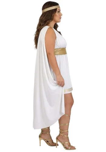 Vista 4 de Disfraz de Diosa Belleza Suave Talla Plus para Mujer Multicolor