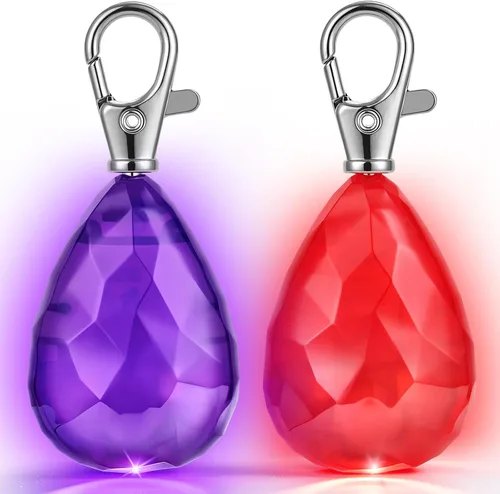 Vista 9 de Paquete de 2 luces recargables para perros, luz para collar de perro, impermeable, luces de seguridad LED para perros con 3 modos, múltiples