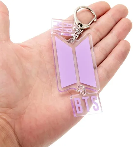 Vista 3 de YANENG Kpop Bangtan Boys Merch Keychain Pendant Key Ring Bagpack Keychain School Bag Accessory for bts Army Fans Gift