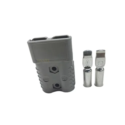 Vista 5 de Genie - Conector de batería de 175 amperios 19436 19436GT Anderson SB 175 Amp Heavy Duty SB 175 APP Conector Gris AWG 1/0 Genie Partsfor Genie
