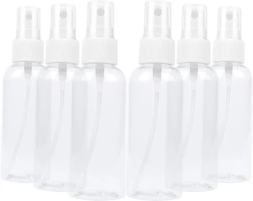 Vista 7 de TRENDBOX Botella de spray de niebla fina de plástico transparente vacía, Claro