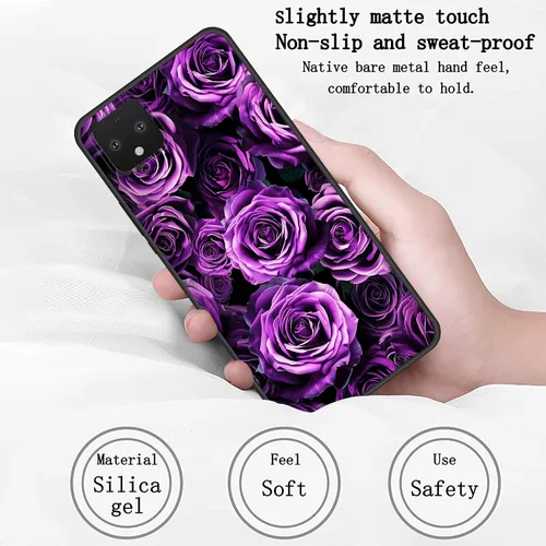 Vista 221 de Funda delgada para Google Pixel 4 XL, funda delgada de silicona de TPU suave a prueba de golpes para Google Pixel 4 XL, astronauta Galaxy