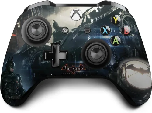 Vista 5 de Head Case Designs Officially Licensed Batman Arkham Knight Batman Graphics Vinyl Sticker Gaming Skin Decal Cover Compatible with Xbox One X Console