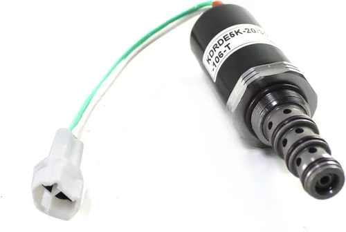 Vista 2 de Bomba hidráulica KDRDE5K-20 40C07-109 SKX5P-17-208 XJBN-00382 Electroválvula para excavadora Hyundai R215-7 R225-7 para excavadora Kobelco SK200-6E