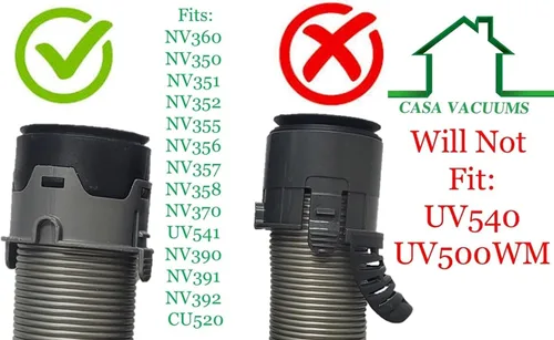 Vista 6 de Mango de manguera de navegador de repuesto mejorado compatible con Shark Navigator Lift Away UV440 NV350 NV351 NV352 NV355 NV356 NV357 NV358 NV370