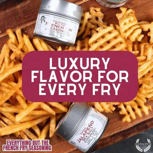 Vista 2 de Everything But The French Fry Seasoning Mezcla de especias gourmet Totalmente natural, sin OGM Hecho a mano, mezcla de especias en lotes