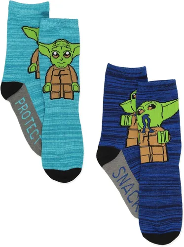 Vista 6 de Lego Star Wars Baby Yoda - Juego de 6 calcetines para niños pequeños