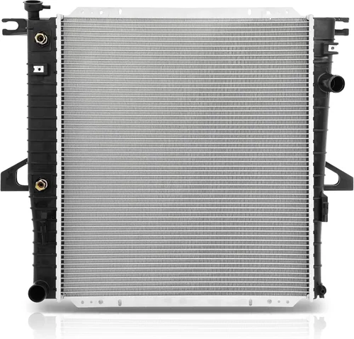 Vista 40 de SCITOO Conjunto de radiador de aluminio refrigerante del motor para 1986-1994 para Nissan D21 2.4L 3.0L 1987 para Nissan para Pathfinder 2.4L