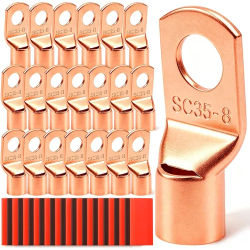 Vista 16 de Twidec/1530PCS Kit Ultimate de Conectores de Cable Termorretráctiles, Kit de Conectores de Pala Eléctricos Impermeables, Kit de Terminales