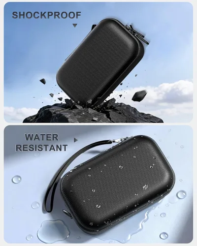 Vista 10 de ProCase Estuche rígido para cámara digital 4K para VJIANGER, JGIPL, Duluvulu - Negro Fits Zostuic, Oiadek, Lecnippy, NIKICAM Camera & Accessories