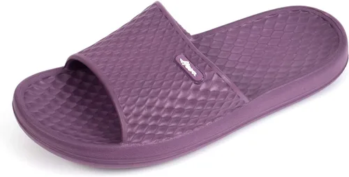 Vista 29 de FUNKYMONKEY - Sandalias de baño para mujer, sandalias para el interior del hogar, playa, antideslizantes