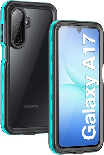 Vista 14 de Lanhiem - Funda para Samsung Galaxy A16 5G, impermeable IP68, resistente al polvo, con protector de pantalla integrado, cubierta protectora