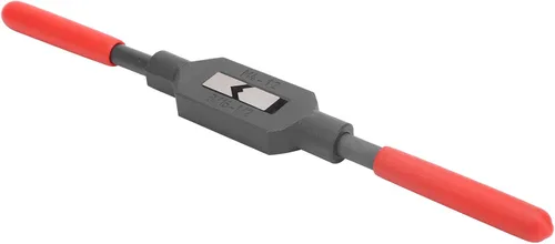 Vista 8 de Hilitand Mango de llave de grifo ajustable de acero 45# para grifos 3/16-1/2 (M4-), herramienta de llave de roscado de escariador estándar de EE. UU