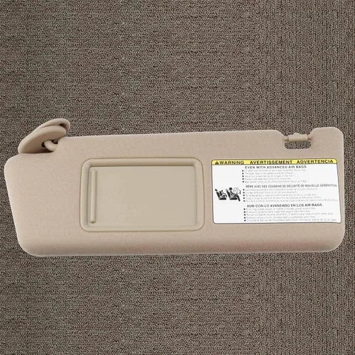 Vista 6 de Dasbecan - Visera solar para el lado izquierdo del conductor compatible con Toyota Tacoma 2005, 2006, 2007, 2008, 2009, 2010, 2011, 2012, 2013 Beige