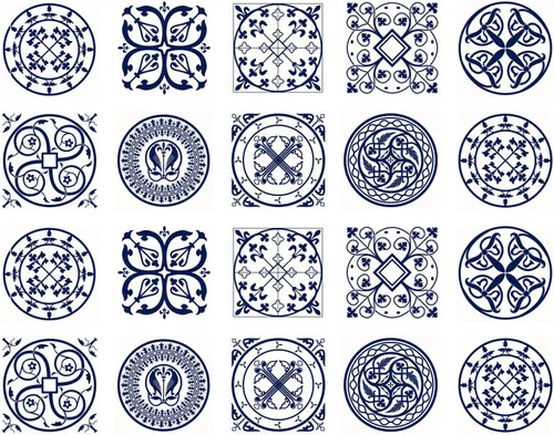 Vista 19 de Azulejos Adhesivos Despegar y Pegar Estilo Azulejo Español Portugués para Salpicadero Juego de 20 piezas (3.9_B)