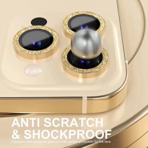 Vista 239 de Choiche Compatible para iPhone 16 Pro/iPhone 16 Pro Max Protector de Lente de Cámara, Vidrio Templado 9H Protector de Pantalla de Cubierta de Cámara
