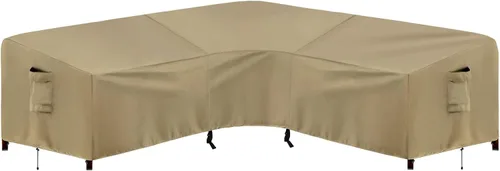 Vista 13 de PureFit Funda de sofá modular para exteriores en forma de L, impermeable, para muebles de patio, terraza, césped y jardín, 83 x 104 pulgadas