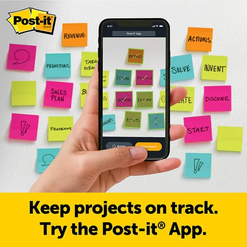 Vista 5 de Post-it Bloc de Caballete, 20 x 23 pulgadas, blanco con líneas, 20 hojas/bloc, 2 blocs, se monta con tiras Command incluidas (566PRL)