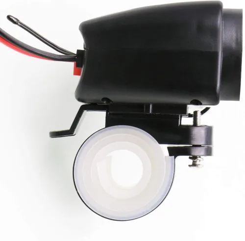 Vista 3 de Impermeable motocicleta 5 V 4.2 A cargador USB dual y voltaje pantalla de temperatura voltímetro para 7/8 y 1 "montaje en manillar