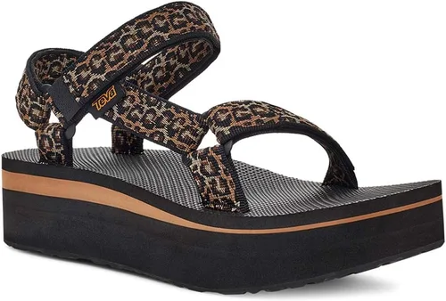 Vista 20 de Sandalia Teva de plataforma universal para mujer Balance Oliva Quemada
