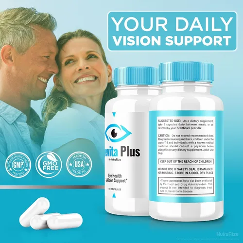 Vista 8 de Eyevita Plus Cápsulas - Apoyo integral para tu vista, Eyevita Plus Advanced Eye Nutrition, vitaminas oculares, fórmula totalmente natural