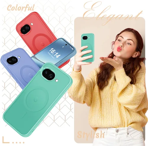 Vista 1323 de Funda para Google Pixel 10 Pro XL, cubierta magnética mate, color negro Fit for MagSafe, Screen Protector included, Shockproof Military Grade