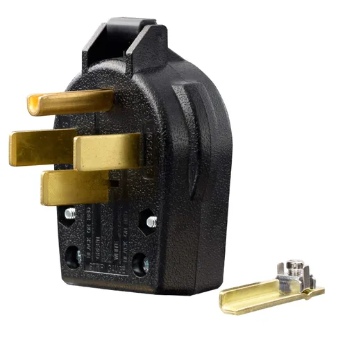 Vista 14 de AIDA Receptáculo para secadora de 30 amperios, 3 polos, 4 cables, 125/250 voltios, 14-30R, montaje empotrado, resistente, listado UL, paquete de 1