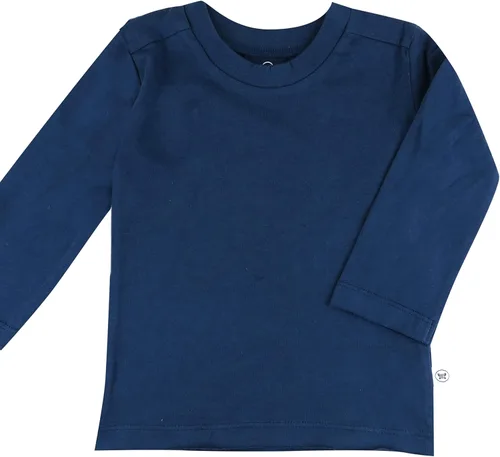 Vista 2 de HonestBaby Multipack de camisetas unisex de algodón orgánico de manga larga para bebé