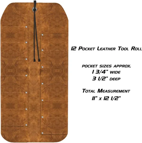 Vista 5 de UJ Ramelson Pocket Leather Tool Roll