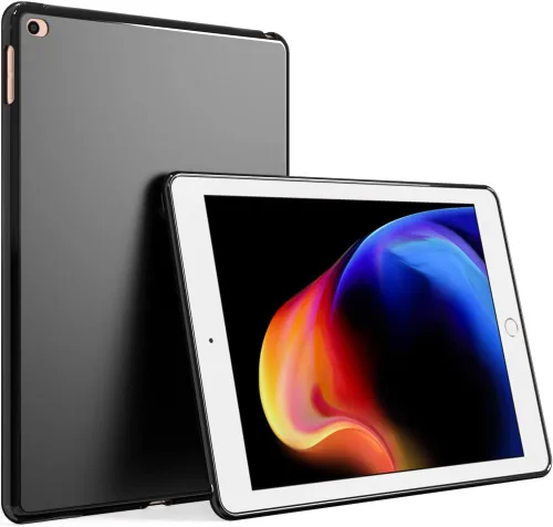 Vista 11 de Puxicu Funda para iPad mini 1 2 3, diseño delgado mate TPU goma suave TPU cubierta protectora para 7.9 "iPad mini funda 1ª 2ª 3ª generación, negro