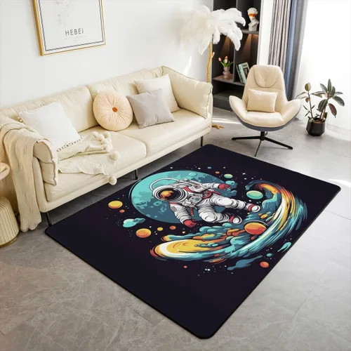 Vista 15 de Erosebridal Alfombra bohemia con estampado de ojos de 3 x 5 pulgadas, alfombra exótica de mariposa azul, estilo bohemio, alfombra decorativa moderna