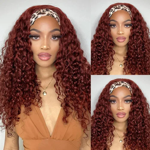 Vista 18 de Celiarita Peluca de cabello humano rizado birmano de 20 pulgadas, sin pegamento, pelucas de cabello humano rizado 3 en 1 para mujer, con cordón sin