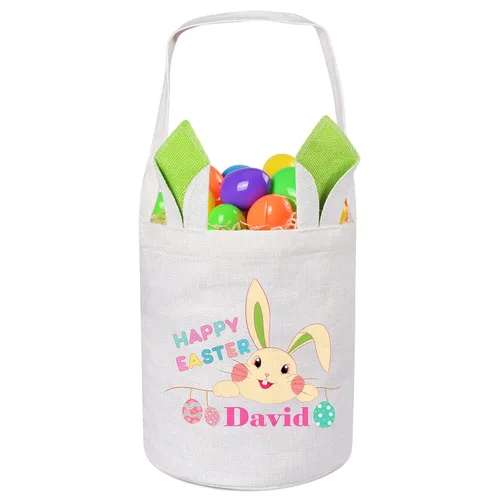 Vista 9 de Jocidea - Cesta de Pascua personalizada, cestas de Pascua personalizadas, regalos de Pascua personalizados, cesta de Pascua para niños y niños